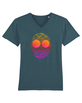 Retro Vapor Wave Man Stargazer