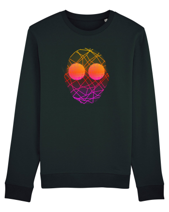Retro Vapor Wave Man Black
