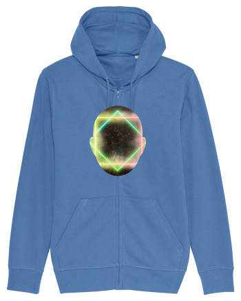 Retro Vapor Wave Man Bright Blue