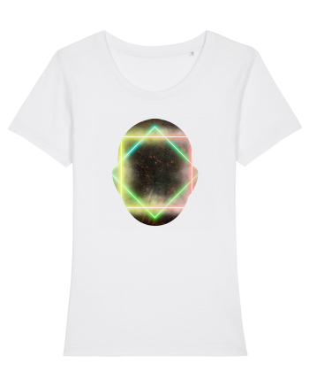 Retro Vapor Wave Man White