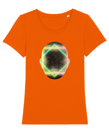 Retro Vapor Wave Man Bright Orange