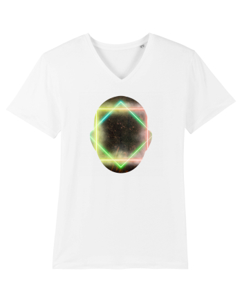 Retro Vapor Wave Man White