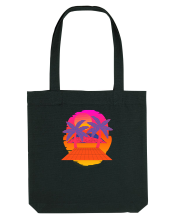 Retro Vapor Wave Man Black