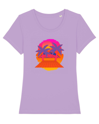 Retro Vapor Wave Man Lavender Dawn