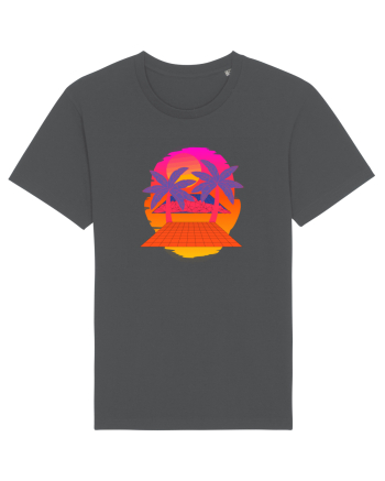 Retro Vapor Wave Man Anthracite