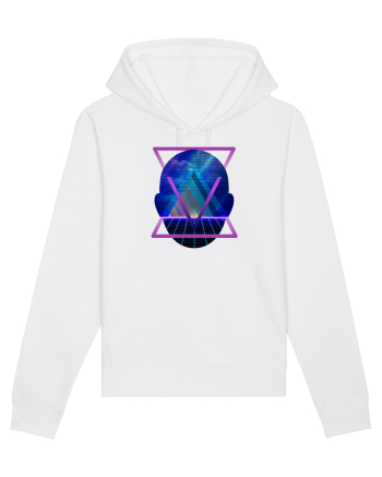 Retro Vapor Wave Man White