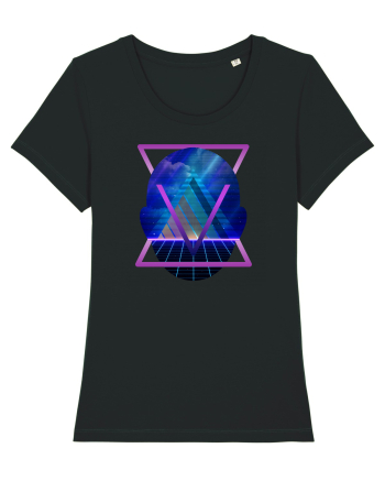 Retro Vapor Wave Man Black