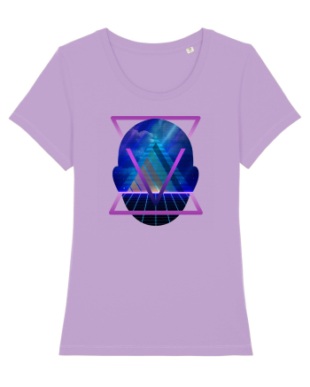 Retro Vapor Wave Man Lavender Dawn