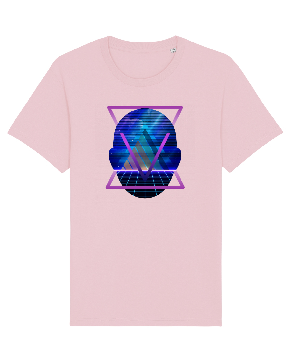 Tricou mânecă scurtă Unisex Rocker Cotton Pink