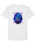 Retro Vapor Wave Man Tricou mânecă scurtă guler larg Bărbat Skater