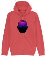 Retro Vapor Wave Man Hanorac cu fermoar Unisex Connector