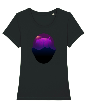 Retro Vapor Wave Man Black