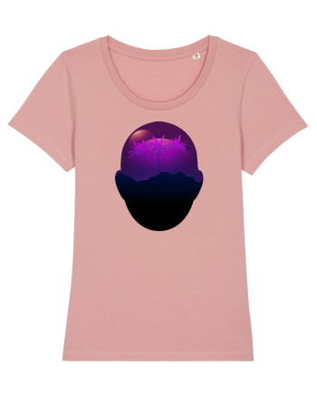 Retro Vapor Wave Man Canyon Pink