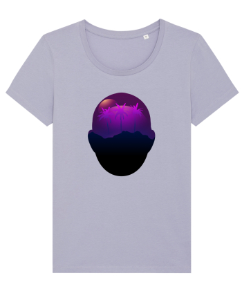 Retro Vapor Wave Man Lavender