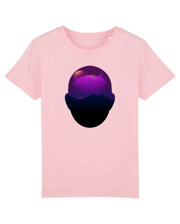 Retro Vapor Wave Man Cotton Pink