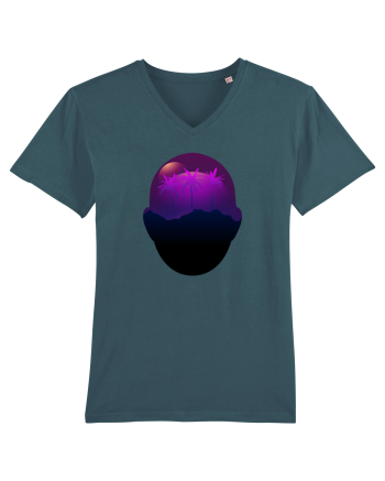 Retro Vapor Wave Man Stargazer
