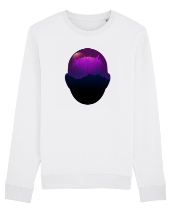 Retro Vapor Wave Man White