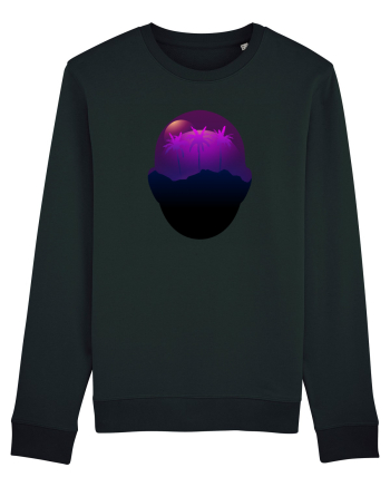 Retro Vapor Wave Man Black