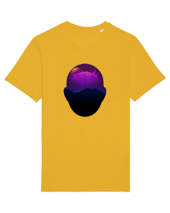 Retro Vapor Wave Man Spectra Yellow