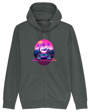 Retro Vapor Wave Man Anthracite