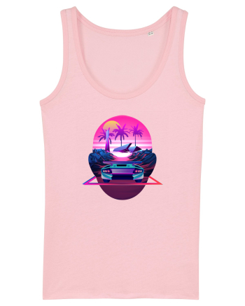 Retro Vapor Wave Man Cotton Pink