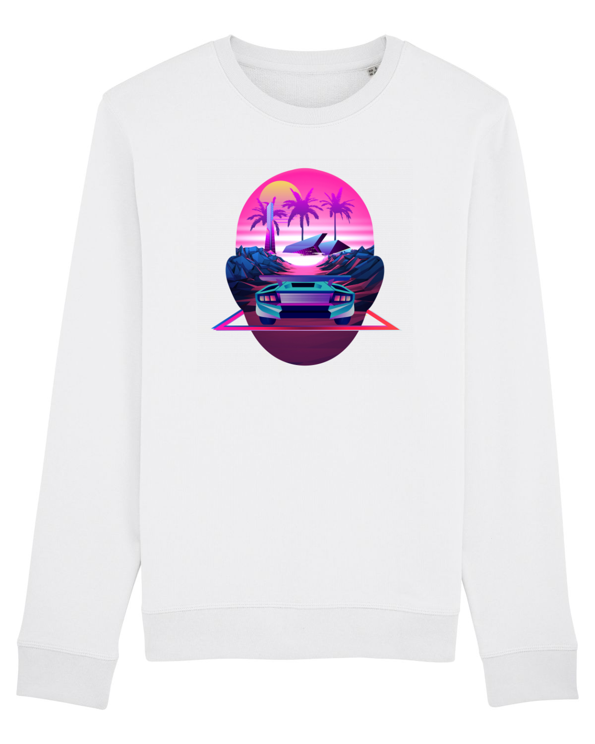 Bluză mânecă lungă Unisex Rise White