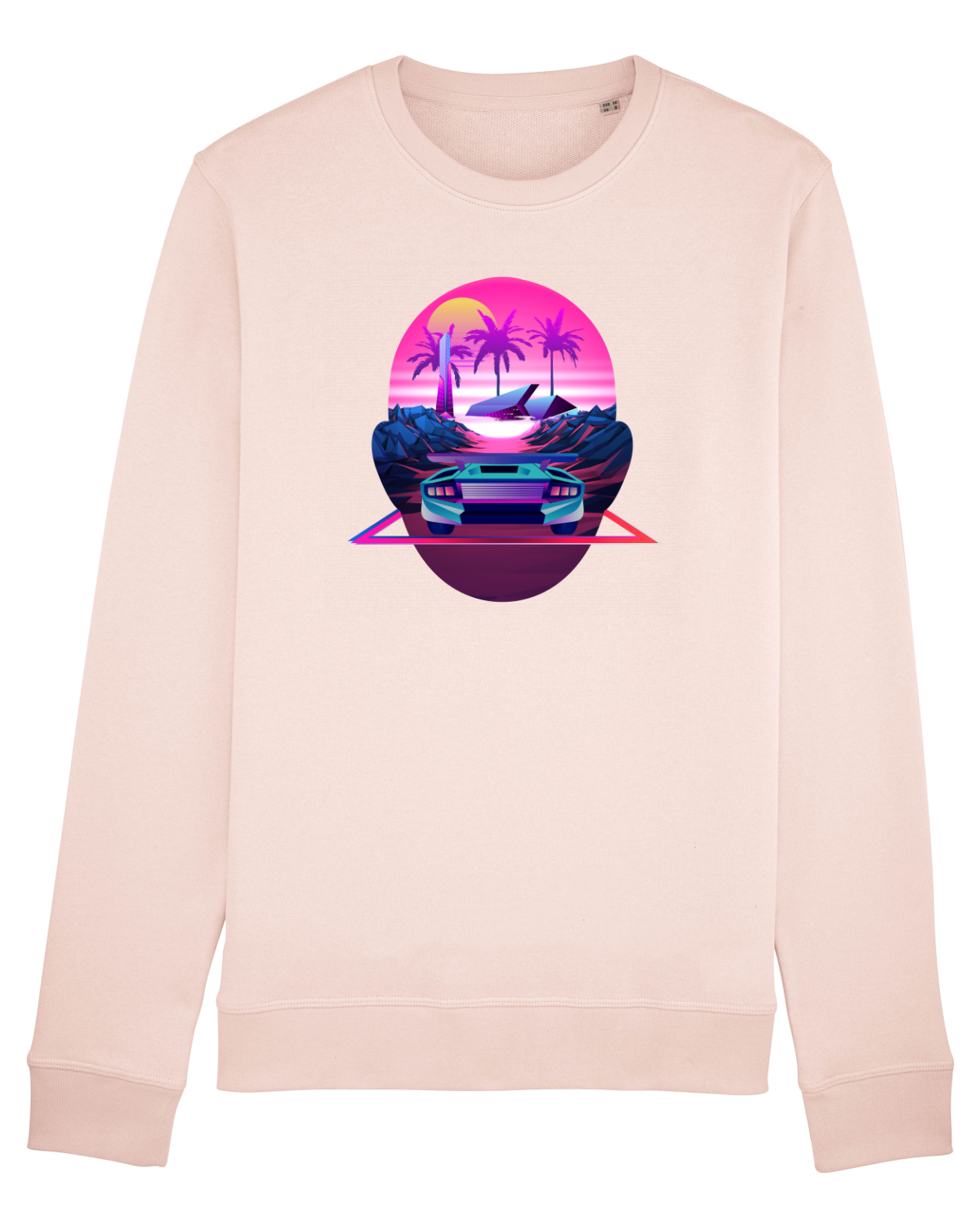 Bluză mânecă lungă Unisex Rise Candy Pink