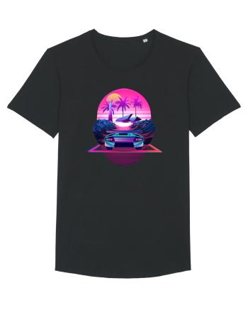 Retro Vapor Wave Man Black