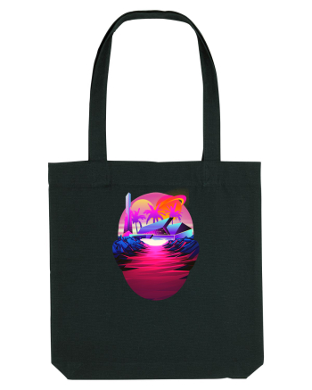 Retro Vapor Wave Man Black