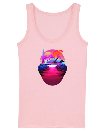 Retro Vapor Wave Man Cotton Pink