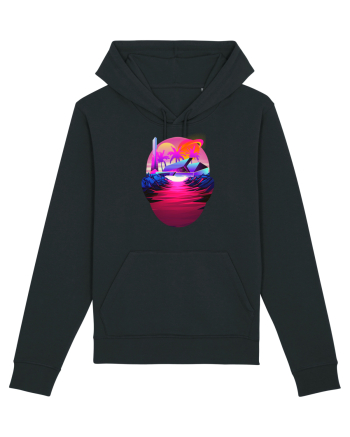 Retro Vapor Wave Man Black