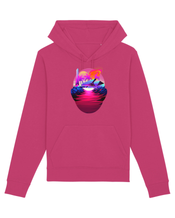 Retro Vapor Wave Man Raspberry