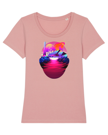 Retro Vapor Wave Man Canyon Pink