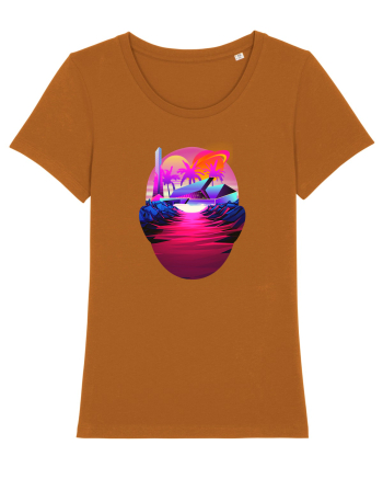 Retro Vapor Wave Man Roasted Orange