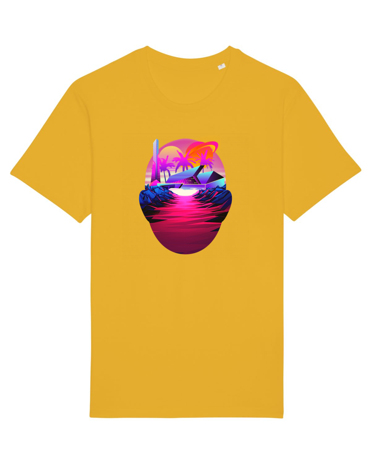 Tricou mânecă scurtă Unisex Rocker Spectra Yellow