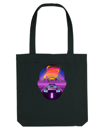 Retro Vapor Wave Man Black