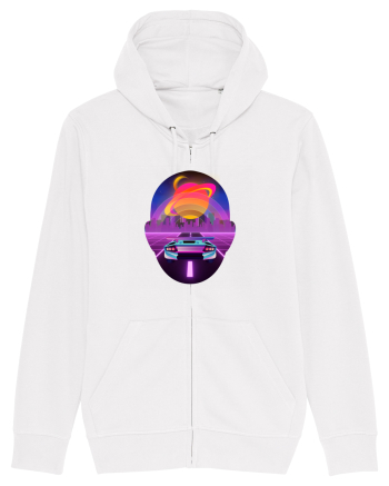 Retro Vapor Wave Man White