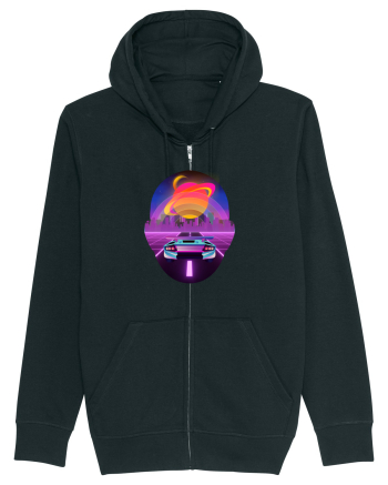 Retro Vapor Wave Man Black
