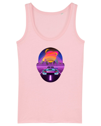 Retro Vapor Wave Man Cotton Pink
