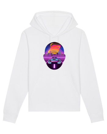 Retro Vapor Wave Man White