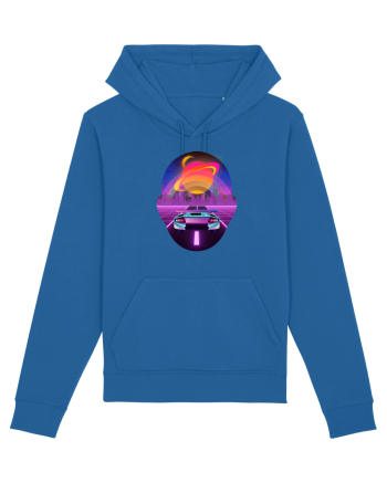 Retro Vapor Wave Man Royal Blue