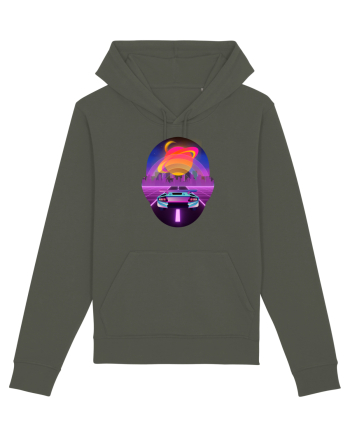 Retro Vapor Wave Man Khaki