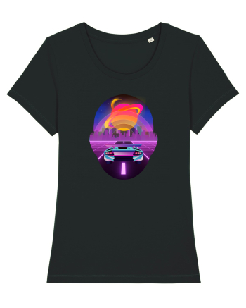Retro Vapor Wave Man Black