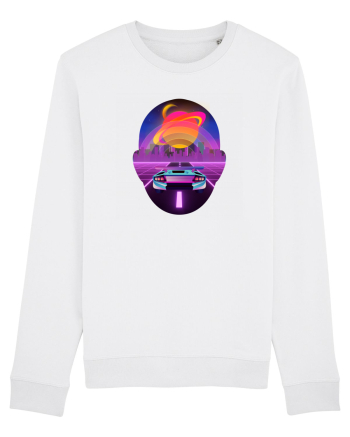 Retro Vapor Wave Man White