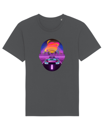 Retro Vapor Wave Man Anthracite