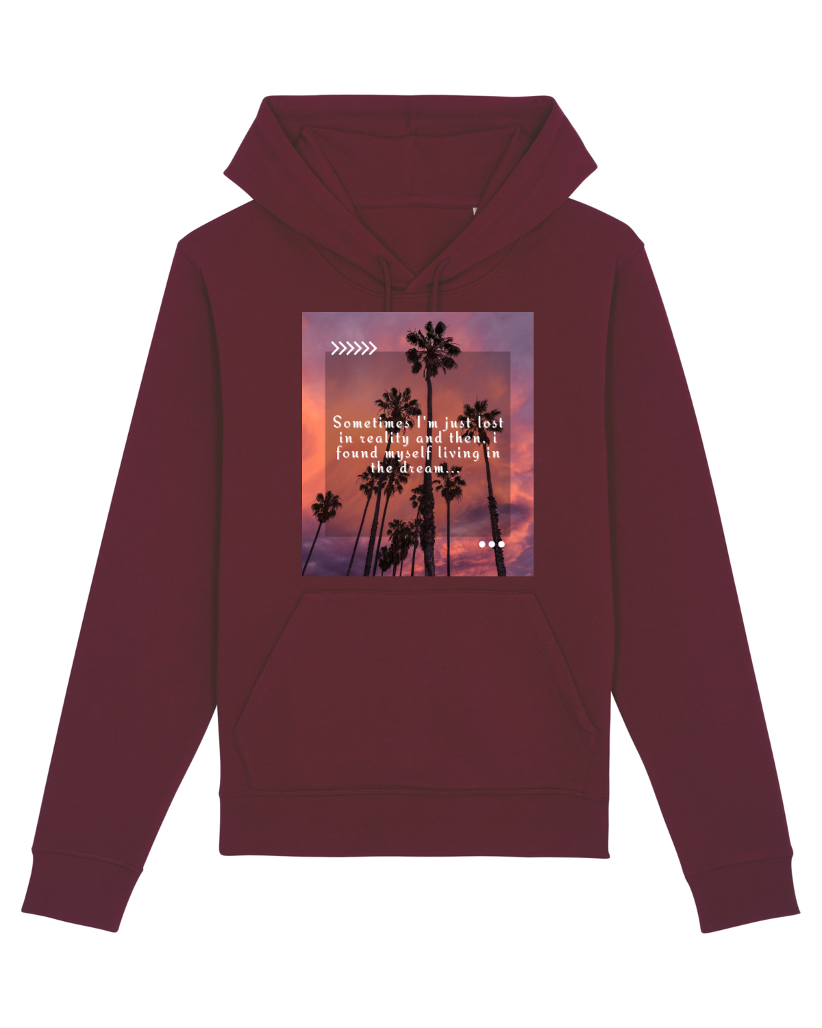 Hanorac Unisex Drummer Burgundy