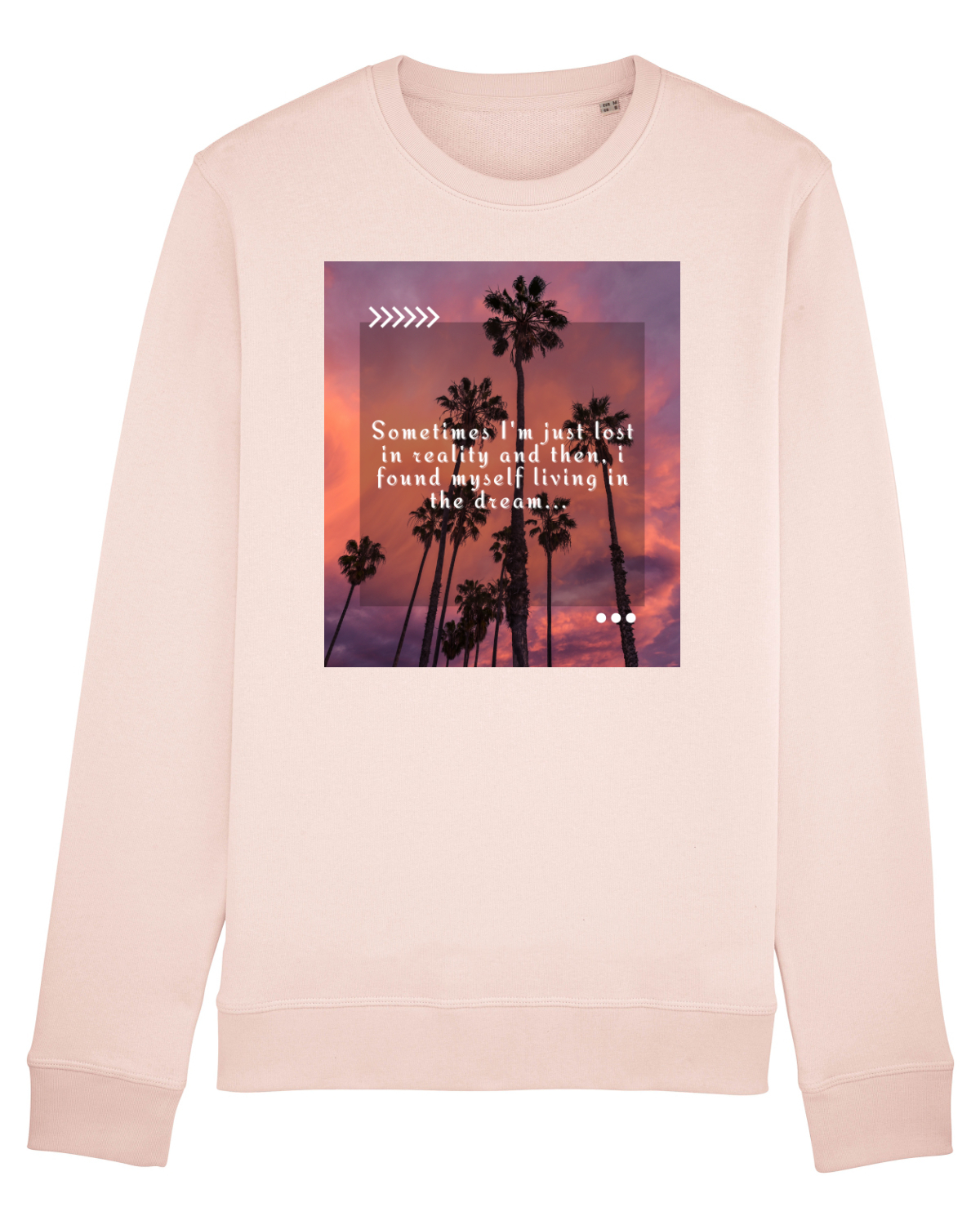 Bluză mânecă lungă Unisex Rise Candy Pink