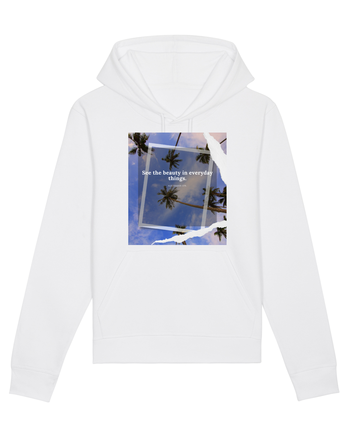 Hanorac Unisex Drummer White