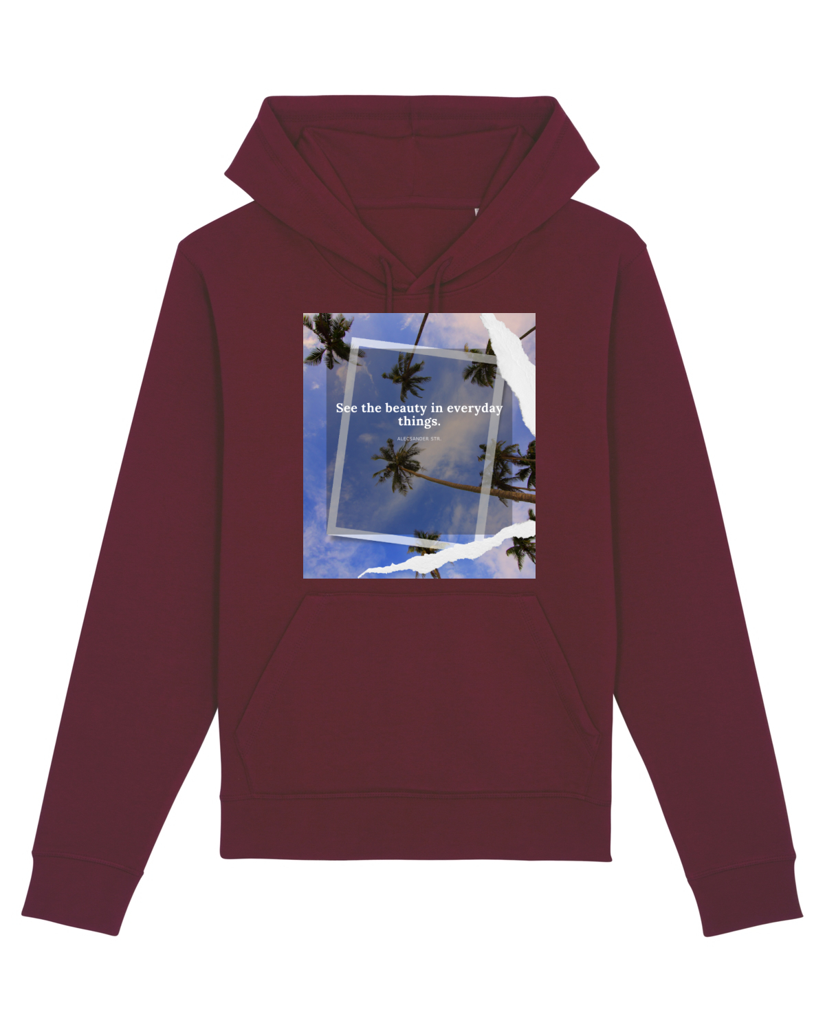 Hanorac Unisex Drummer Burgundy