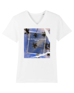 See the beauty in everyday things Tricou mânecă scurtă guler V Bărbat Presenter